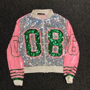 Youth Sequined Pink Jacket